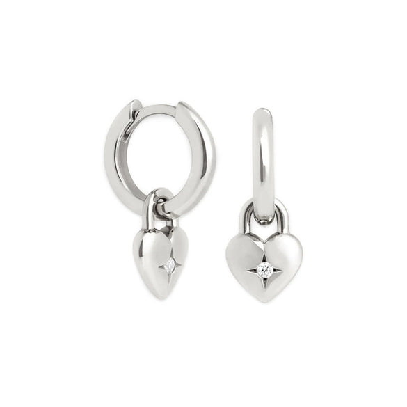 Wholesale S925 Silver Needle Retro Artistic Love Pendant Earrings For Women With Geometric And Heart Shape Patterns And Electroplating Treatment
