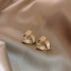Wholesale S925 Silver Pearl Electroplated Alloy Flower Water Drop Cat's Eye Earrings For Women