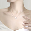 Wholesale S925 Silver Pendant Necklace With Geometric Design For Women