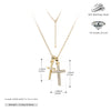 Wholesale S925 Silver Personality Double Cross Ushape Clavicle Necklace For Women With Electroplating
