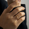 Wholesale S925 Silver Square Retro Simple Joker Classic Fine Carved Diamond Women's Ring With Electroplating