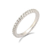 Wholesale S925 Silver Stacked Diamond Zircon Ring With Geometric Design And Electroplating In Retro Simple Fashion Style For Women And Unisex