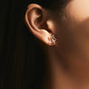 Wholesale S925 Silver Star Shape Diamond Earrings For Women