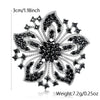 Wholesale S925 Silver Women's Retro Brooch With Snowflake Design And Colorful Zirconium Inlay