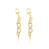 Wholesale S925 Silver Zircon Earrings With Geometric Design Niche Style Light Luxury Jewelry Accessories