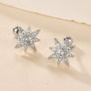 Wholesale S925 Silver Zircon Star Earrings For Women