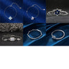 Wholesale S925 Sterling Silver Adjustable Women's Simple Minimalist Bracelet With Electroplating And Zircon