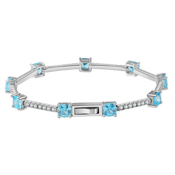 Wholesale S925 Sterling Silver Adjustable Women's Simple Minimalist Bracelet With Electroplating And Zircon