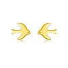 Wholesale S925 Sterling Silver Bird Bear Little Pig Small Animal Pattern Simple Style Necklace Earrings With Cross Chain And Joker Clavicle Chain Platinum 18K Gold Electroplated