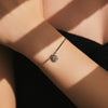 Wholesale S925 Sterling Silver Blade Snake Bone Bracelet With Geometric Style And Single Diamond For Women