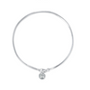 Wholesale S925 Sterling Silver Blade Snake Bone Bracelet With Geometric Style And Single Diamond For Women