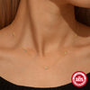 Wholesale S925 Sterling Silver Bow Pendant Tassel O Chain Necklace And Bracelet Electroplated Light Luxury Jewelry For Women