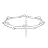 Wholesale S925 Sterling Silver Bracelet With Natural Freshwater Pearls Geometric Design Electroplating For Women