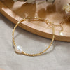 Wholesale S925 Sterling Silver Bracelet With Natural Freshwater Pearls Geometric Design Electroplating For Women