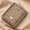 Wholesale S925 Sterling Silver Bracelet With Ot Buckle Splicing Chain And Natural Baroque Pearl Handmade Electroplated Internet Celebrity Minimalist Style For Women