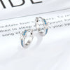 Wholesale S925 Sterling Silver Butterfly Diamond Earrings Minimalist Style