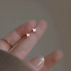 Wholesale S925 Sterling Silver Butterfly Earrings 14K Gold Plated Animal Style