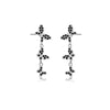 Wholesale S925 Sterling Silver Butterfly Pendant Earrings For Women Light Luxury Sweet Animal Style