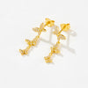 Wholesale S925 Sterling Silver Butterfly Pendant Earrings For Women Light Luxury Sweet Animal Style