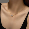 Wholesale S925 Sterling Silver Butterfly Pendant Necklace For Women With Full Diamond High End Delicate Design Platinum Or 18K Gold Electroplated
