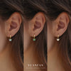 Wholesale S925 Sterling Silver Butterfly Zircon Geometric Women's Earrings