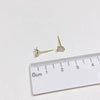 Wholesale S925 Sterling Silver Cat Cartoon Style Earrings Set With Diamonds