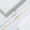 Wholesale S925 Sterling Silver Chain Blade Flat Snake Clavicle Chain Electroplated