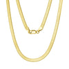 Wholesale S925 Sterling Silver Chain Blade Flat Snake Clavicle Chain Electroplated