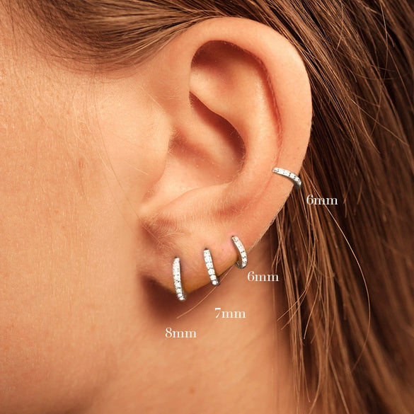 Wholesale S925 Sterling Silver Circle Earrings Set With Diamonds And Turquoise Electroplated With 18K Gold Simple Geometric Style For Women