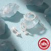 Wholesale S925 Sterling Silver Classic Elegant Geometric Earrings With Electroplating For Women