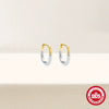 Wholesale S925 Sterling Silver Classic U Shaped Geometric Joker Earring With Electroplating For Women