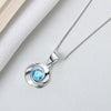 Wholesale S925 Sterling Silver Clavicle Chain With Flower Patterned Pendant And Electroplating Treatment For Female