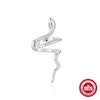 Wholesale S925 Sterling Silver Cold Style Snake Shaped Ear Clip For Women With Electroplating Process