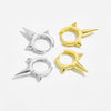 Wholesale S925 Sterling Silver Cone Hanging Earrings With Geometric Design And Luxury Style Platinum Or 18K Gold Electroplated