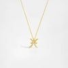 Wholesale S925 Sterling Silver Constellation Necklace With 18K Gold Electroplating And Diamond Design Long Chain Jewelry For Women