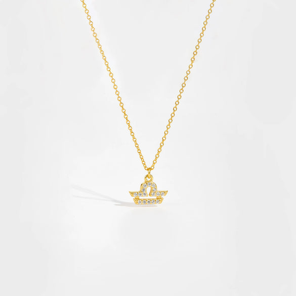 Wholesale S925 Sterling Silver Constellation Necklace With 18K Gold Electroplating And Diamond Design Long Chain Jewelry For Women