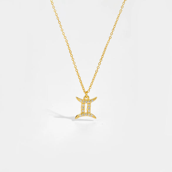 Wholesale S925 Sterling Silver Constellation Necklace With 18K Gold Electroplating And Diamond Design Long Chain Jewelry For Women