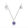 Wholesale S925 Sterling Silver Constellation Scorpio Inlaid Zircon Clavicle Chain For Women Simple Style