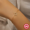 Wholesale S925 Sterling Silver Creative Geometric Diamond Bracelet For Women With Electroplating Treatment Popular And Elegant Hand Jewelry