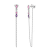 Wholesale S925 Sterling Silver Creative Geometric Electroplated Earrings For Women