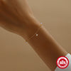 Wholesale S925 Sterling Silver Cross Diamond Pearl Light Luxury Geometric Bracelet With Real Gold Electroplating For Women