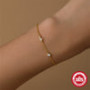 Wholesale S925 Sterling Silver Cross Diamondencrusted Geometric Fashion Bracelet With Electroplating For Women