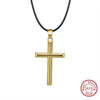 Wholesale S925 Sterling Silver Cross Hiphop Jewelry With Electroplating And Geometric Design