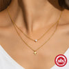 Wholesale S925 Sterling Silver Cross Pendant Pearl Clavicle Chain With Geometric Pattern And Electroplating Design Women's Multilayer Doublelayer Ochain Necklace