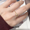 Wholesale S925 Sterling Silver Crystal Ring With Flower And Leaf Pattern Set With Gems For Women