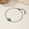 Wholesale S925 Sterling Silver Cute Funny Ghost Big Eye Cartoon Character Design Electroplated Women's Bracelet Jewelry