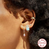 Wholesale S925 Sterling Silver Cute Ice Cream Popsicle Earrings With Geometric Design And Electroplating