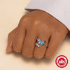 Wholesale S925 Sterling Silver Dandelion Cat's Claw Antique Retro Butterfly Design Adjustable Opening Ring For Women With Electroplating And Real Gold Plating