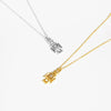 Wholesale S925 Sterling Silver Diamond Robot Pendant Necklace With Platinum Or 18K Gold Electroplating Fashionable And Compact Jewelry For Women