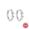 Wholesale S925 Sterling Silver Double Diamond Four Pointed Star Earrings For Women With Geometric Pattern And Electroplating Design